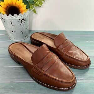 Madewell Brown Leather Loafers
